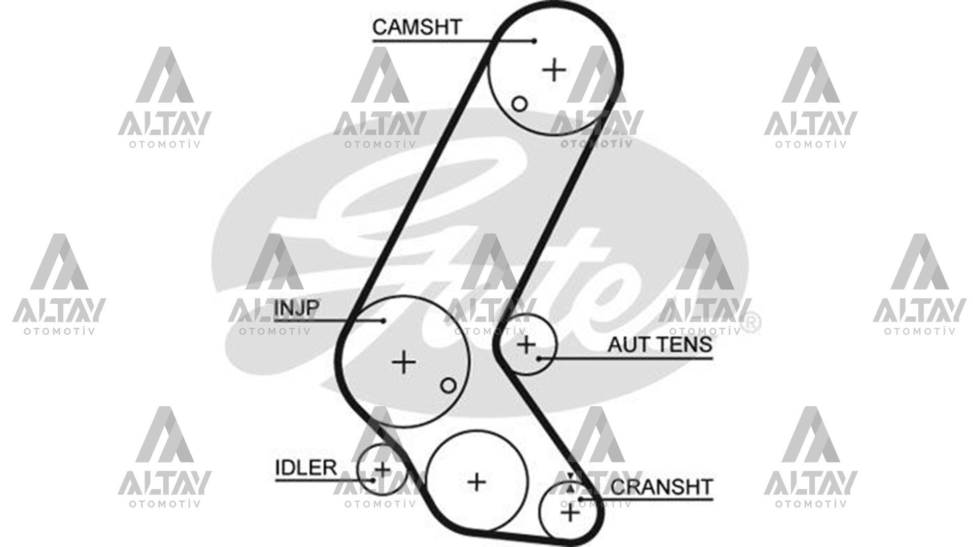 Opel Astra Triger Kayışı G OEM 5636402 Opel Astra Triger Kayışı G OEM 5636402